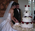 Wedding Reception Cake Cut Video
